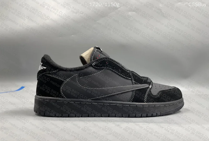 Travis Scott x Air Jordan AJ1 Low Black Phantom 46 EUR 44BR 4