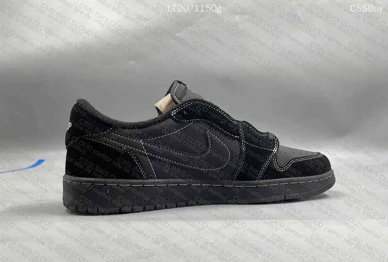 Travis Scott x Air Jordan AJ1 Low Black Phantom 46 EUR 44BR 6