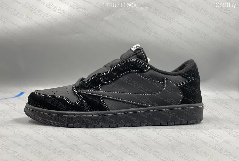Travis Scott x Air Jordan AJ1 Low Black Phantom 46 EUR 44BR 7