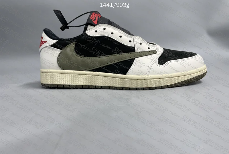 Travis Scott x Aj1 low olive 5