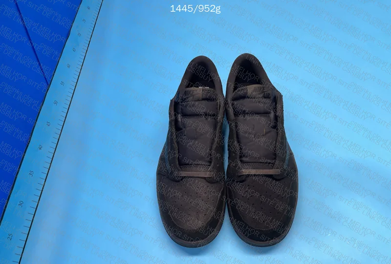 Travis scott x aj1 low velvet brown B Grade