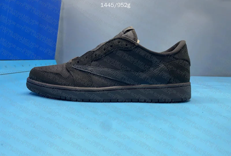 Travis scott x aj1 low velvet brown B Grade 6