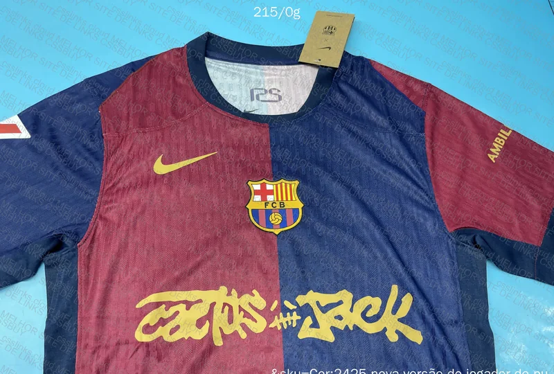 Travis Scott x Barcelona Home Jersey 2