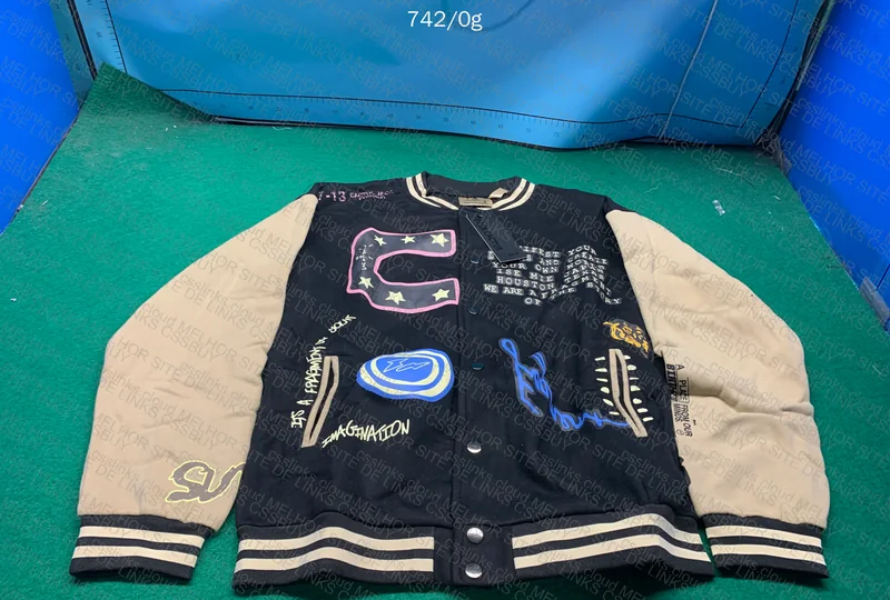 Travis Scott x Fragment Manifest Letterman Jacket 3