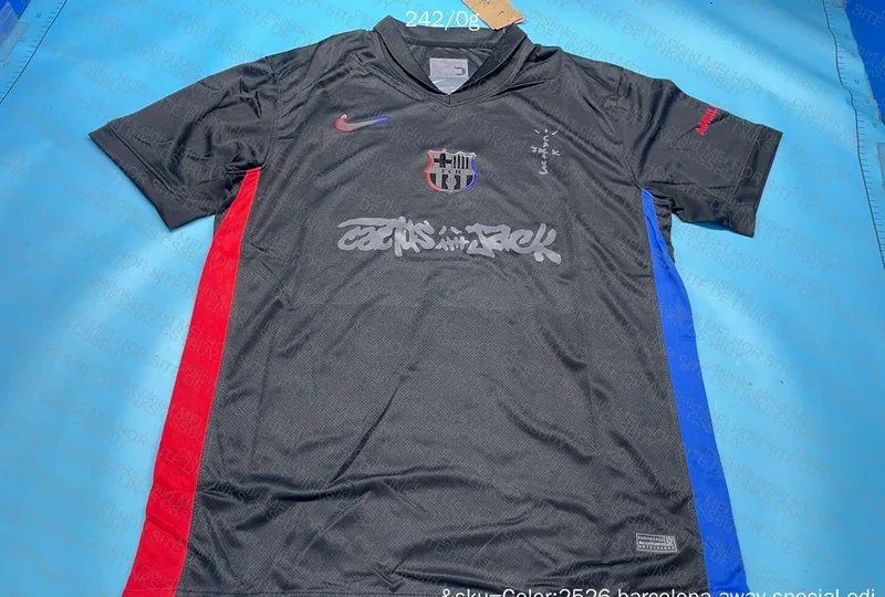 Travis Scott x Nike FC Barcelona Cactus Jack Jersey 24/25 Match Away 2