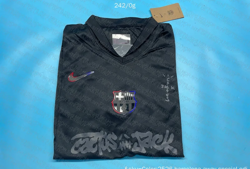 Travis Scott x Nike FC Barcelona Cactus Jack Jersey 24/25 Match Away 3