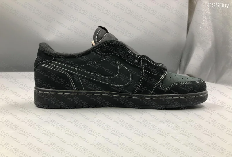 TS x Air Jordan 1 Low "Black Phantom"