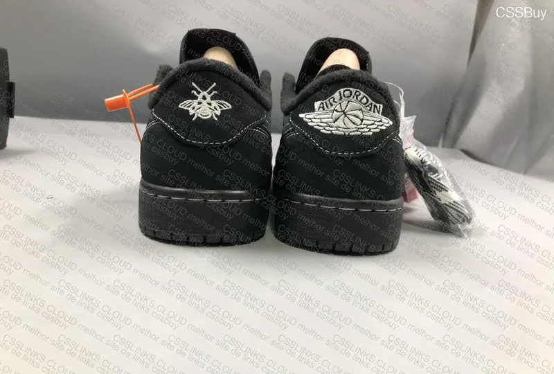 TS x Air Jordan 1 Low "Black Phantom" 3