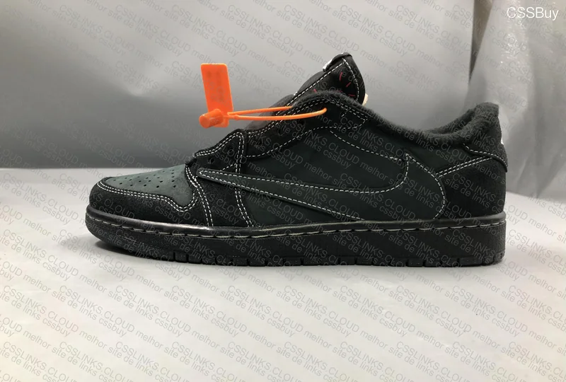 TS x Air Jordan 1 Low "Black Phantom" 4
