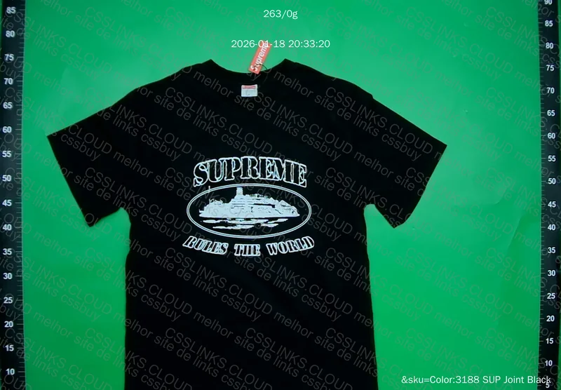 Tshirt Corteiz x Supreme