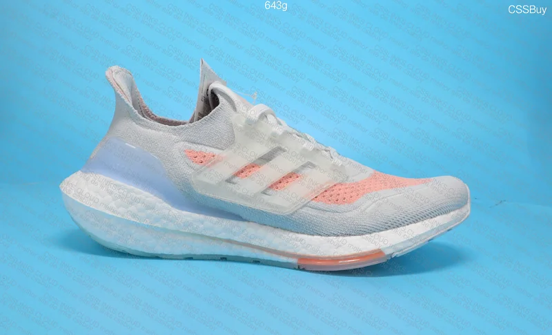 Ultraboost 21 - White Pink 3