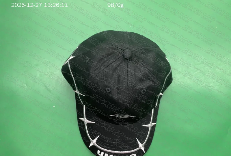 Umbro x Slam Jam Spines Cap Washed Black 2
