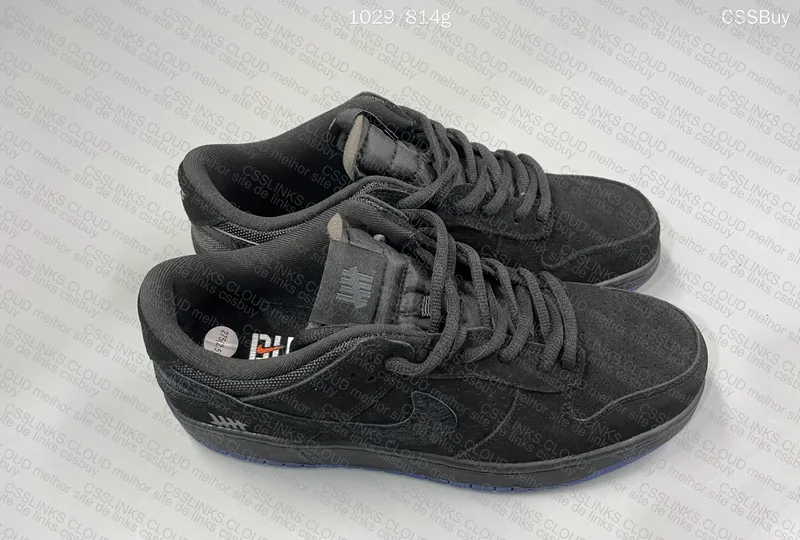 UNDEFEATED X NIKE DUNK LOW "5 ON IT" BLACK 2