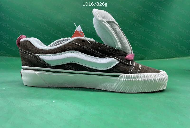 Vans knu pink brown 4