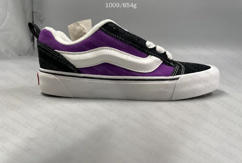 Vans Knu Black and Purple 2