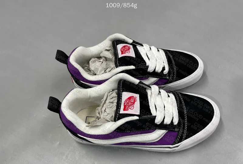 Vans Knu Black and Purple 9