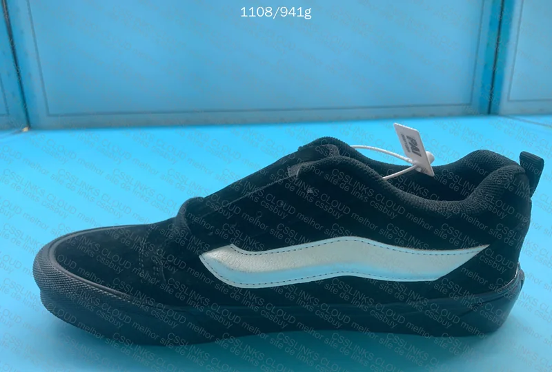 Vans Knu Skool Black (White Stripe) 2