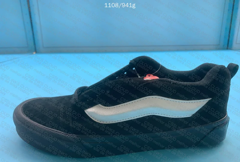 Vans Knu Skool Black (White Stripe) 9