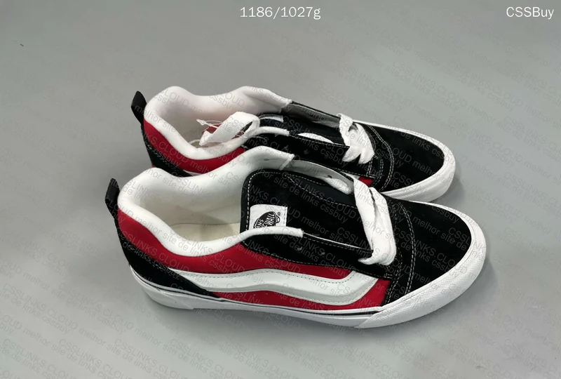 Vans Knu Skool Red True White