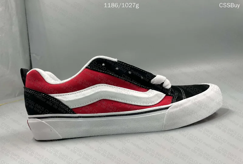 Vans Knu Skool Red True White 4