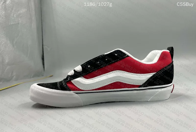 Vans Knu Skool Red True White 6