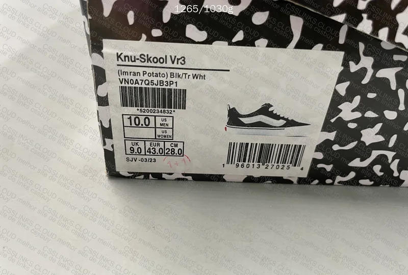 Vans Knu skool x IMRAM POTATO