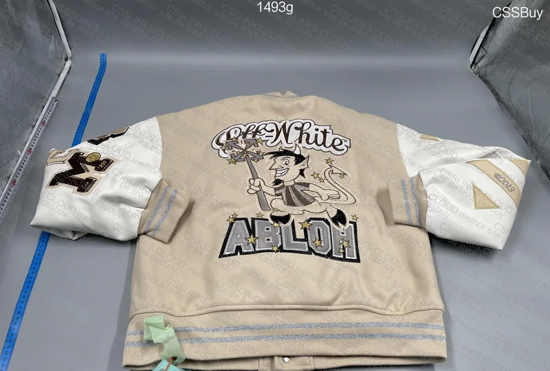 varsity jacket off white x milan 2