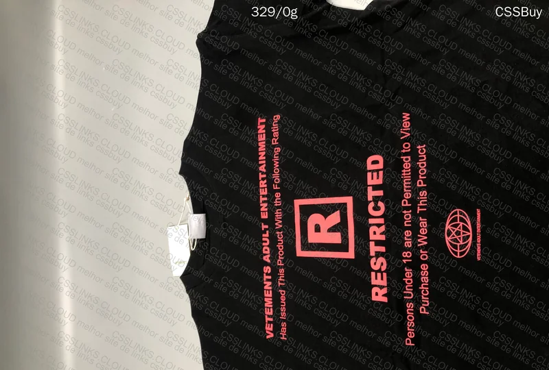 Vetements 18+ Restricted Graphic T-shirt 3