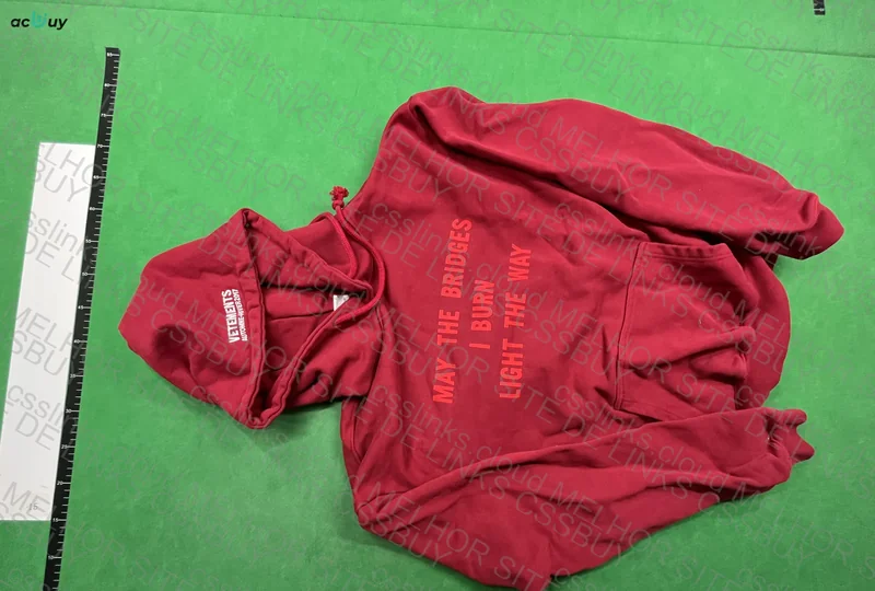 Vetements May The Bridges I Burn Light The Way Hoodie (Acbuy Warehouse Sale) 2