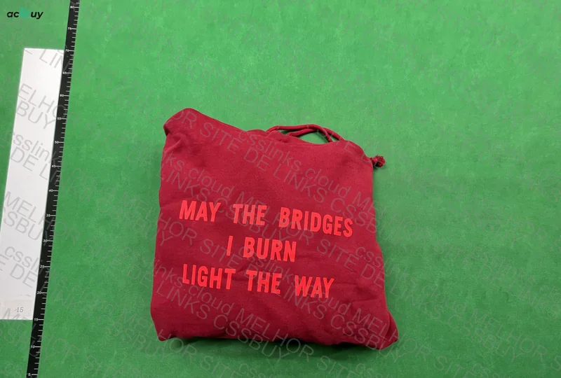 Vetements May The Bridges I Burn Light The Way Hoodie (Acbuy Warehouse Sale) 4