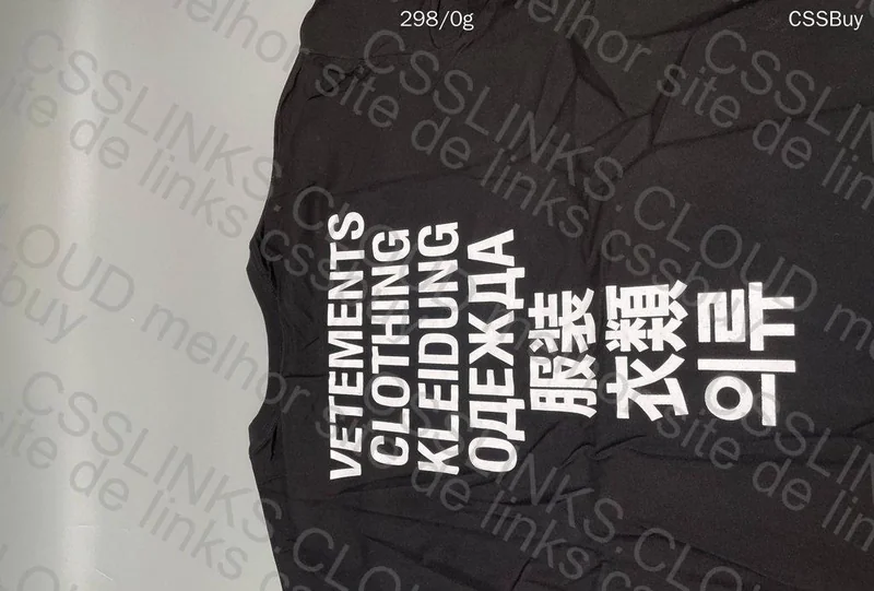 Vetements Translation Tee 8