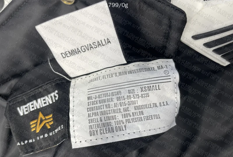 VETEMENTS X ALPHA INDUSTRIES BOMBER JACKET 6