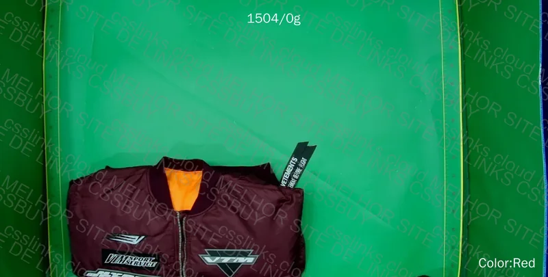 VETEMENTS X ALPHA INDUSTRIES RED BOMBER JACKET FW22 3