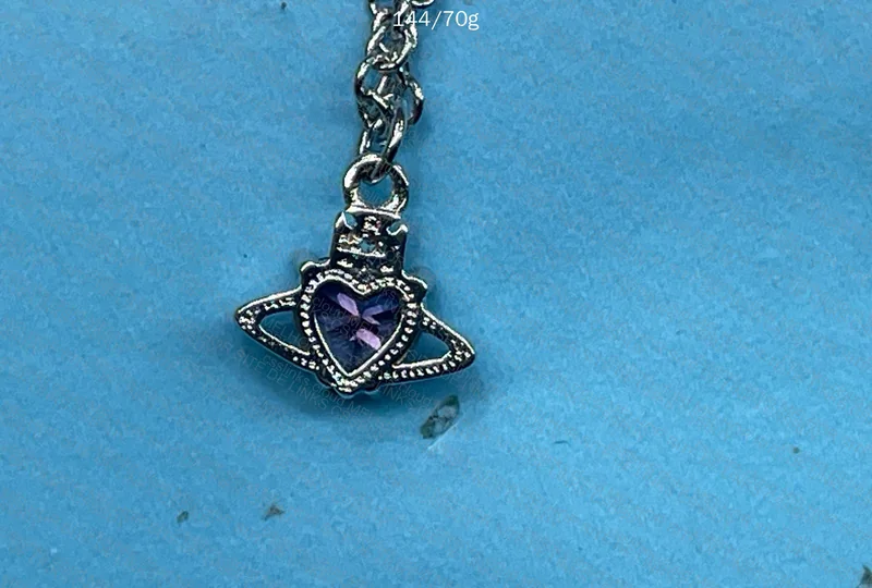 Vivienne Westwood Ariella Purple Necklace