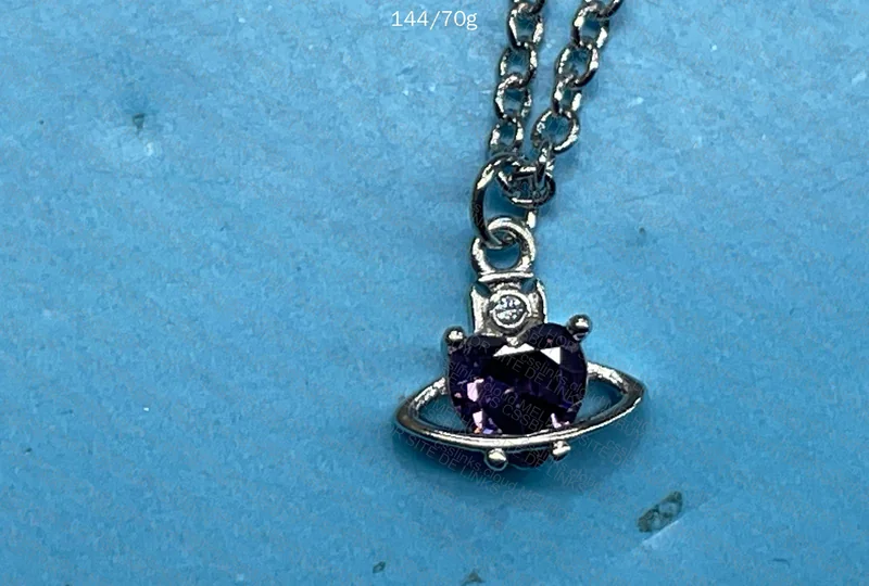 Vivienne Westwood Ariella Purple Necklace 2