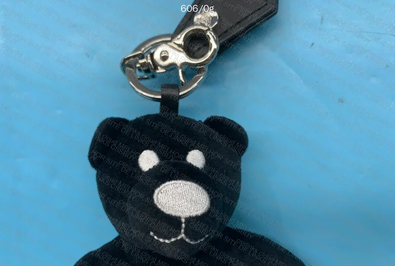 Vivienne Westwood Black Teddy Keychain 3