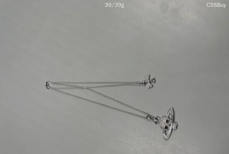 Vivienne Westwood Necklace Double Chain Skull