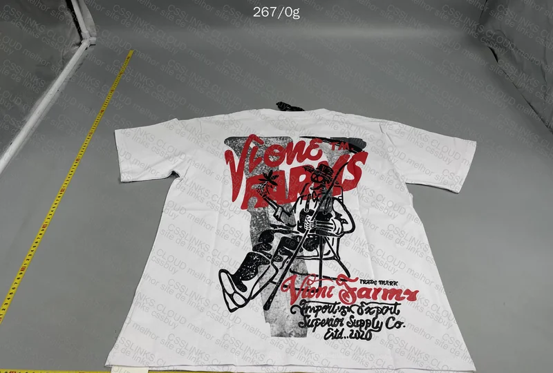 VLONE - TOO RELAXED FARMER T-SHIRT - WHITE 4