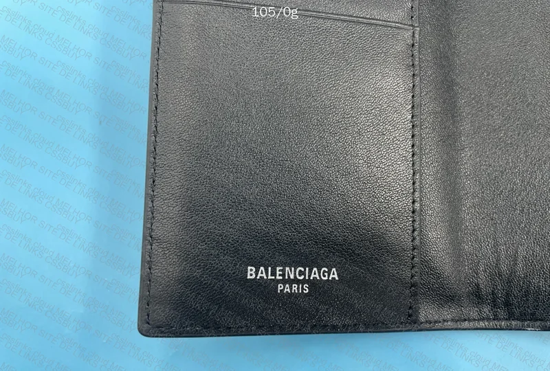 Balenciaga Leather Passport Wallet 5