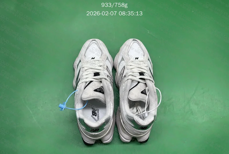 [WH-QC]NB9060 White/Black/Metallic Silver C 3