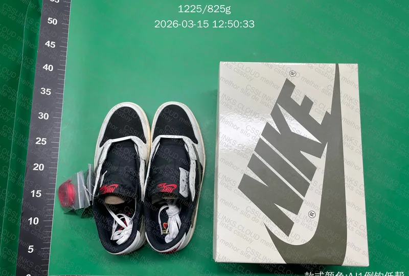 XH SALE - Travis Scott Air Jordan 1 Olive Green 8