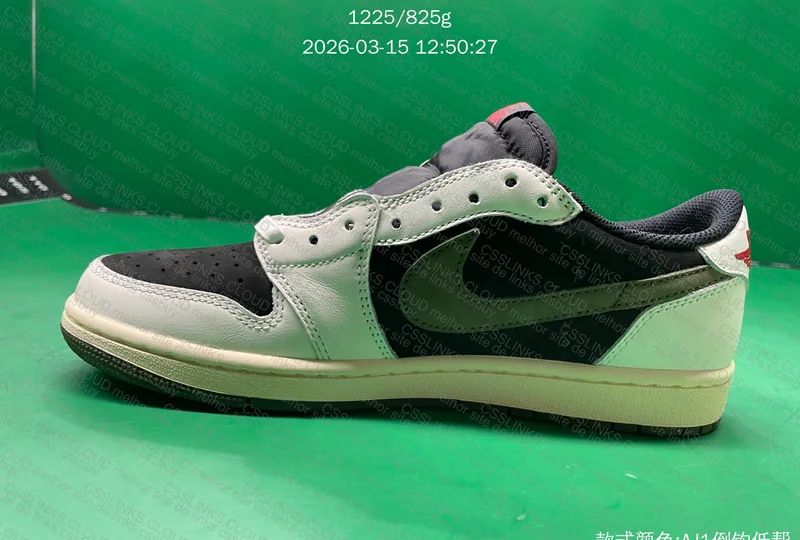 XH SALE - Travis Scott Air Jordan 1 Olive Green 9
