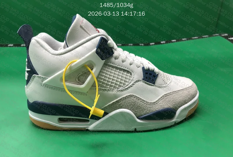 Y3 Air Jordan 4 Navy Blue 4