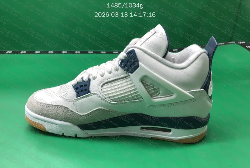 Y3 Air Jordan 4 Navy Blue 5