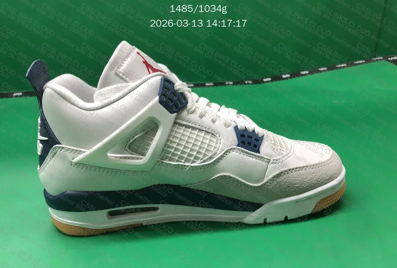 Y3 Air Jordan 4 Navy Blue 7