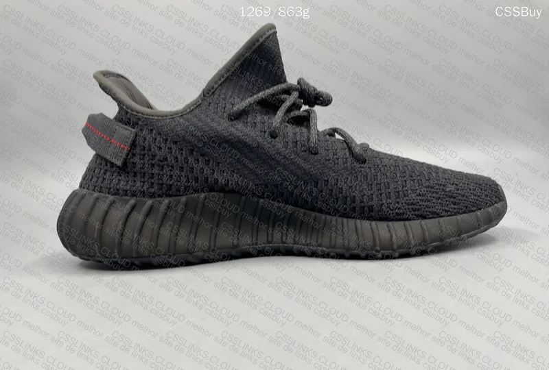 Yeezy 350 V2 - Black (non-reflective) 7