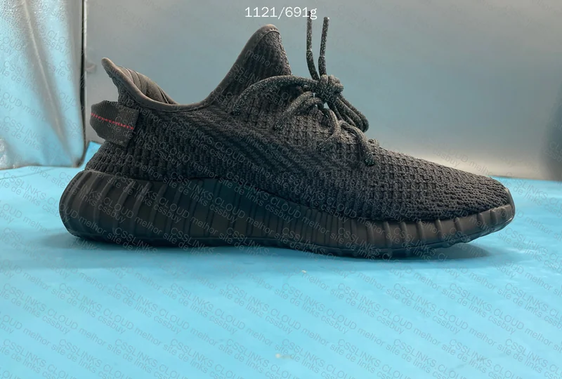 Yeezy 350 V2 Black Non-Reflective 4