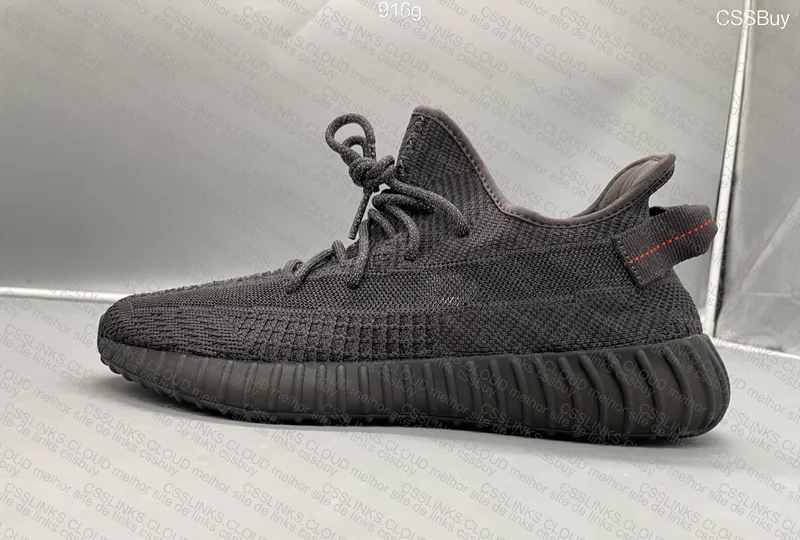 Yeezy 350v2 Black non reflective LW 3