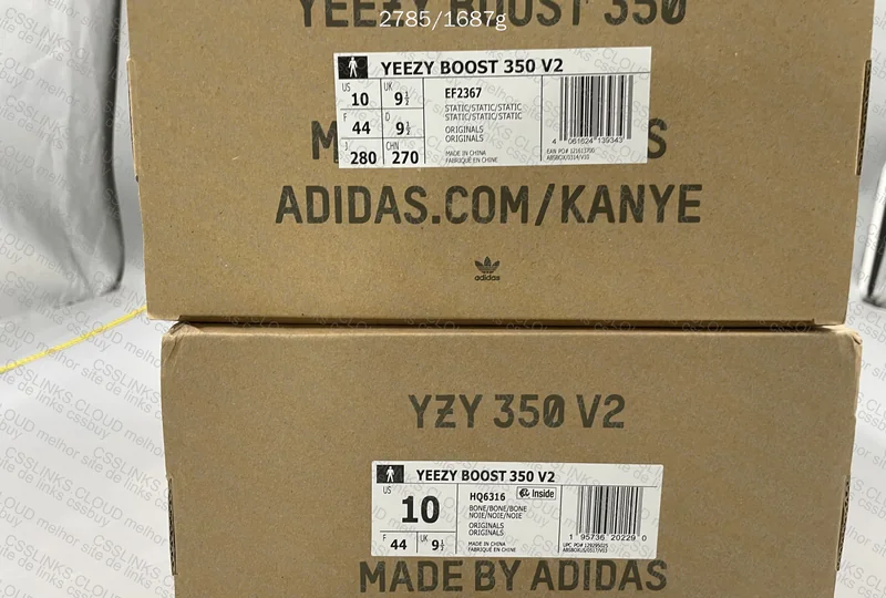 Yeezy 350 V2 Bone and Static Reflective