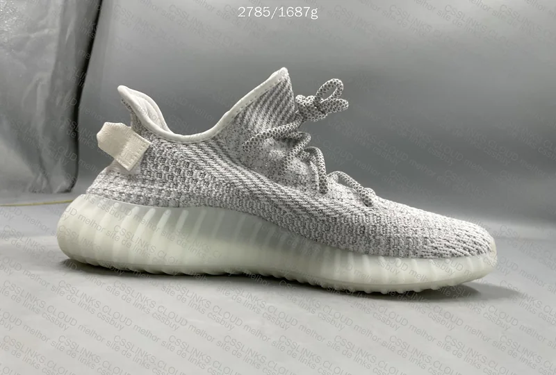 Yeezy 350 V2 Bone and Static Reflective 5